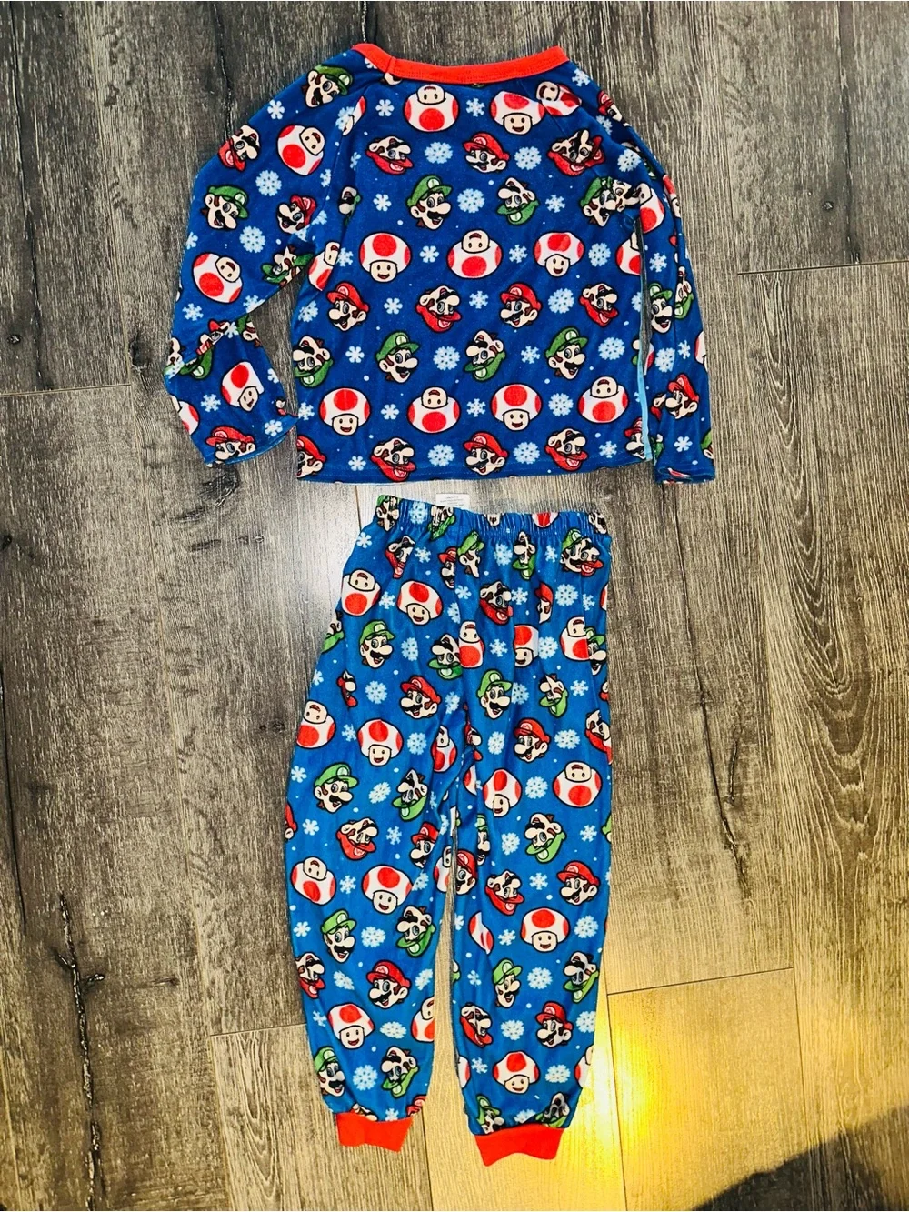 Super Mario Boys Kids Christmas Pajama Set